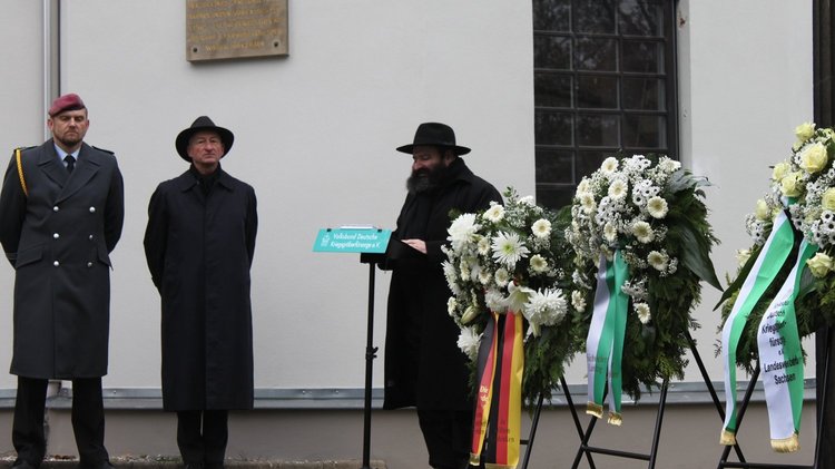 Gedenkfeier auf dem Neuen Jüdischen Friedhof Dresden