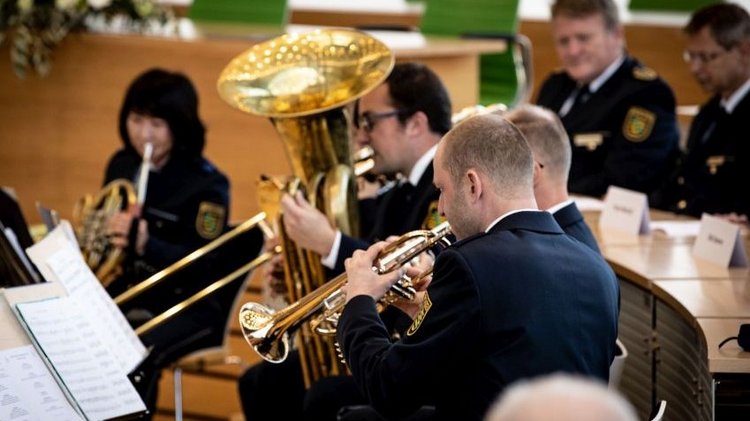 Volkstrauertag 2022 im Sächsischen Landtag, Landespolizeiorchester Sachsen