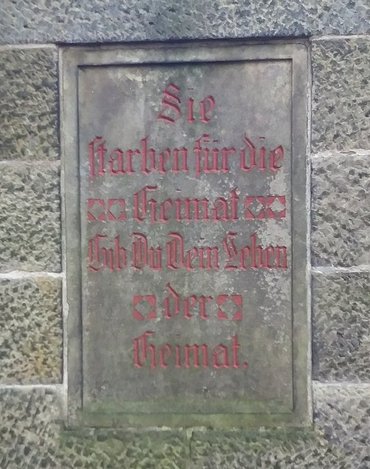 Denkmal Erster Weltkrieg, Donatsfriedhof Freiberg (Detail)