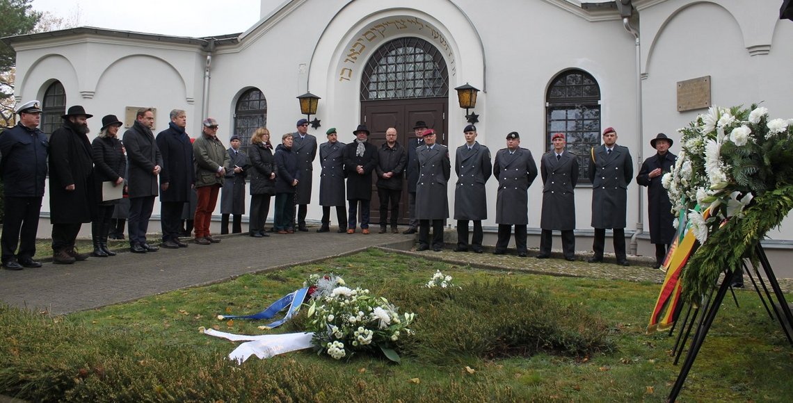 Gedenkfeier auf dem Neuen Jüdischen Friedhof Dresden
