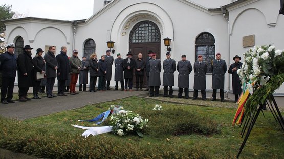 Gedenkfeier auf dem Neuen Jüdischen Friedhof Dresden