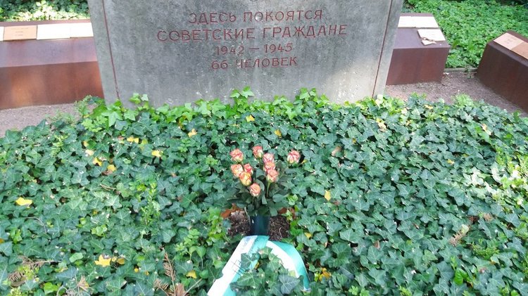 Sowjetische Grabanlage auf dem Johannisfriedhof Dresden