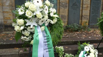 Volkstrauertag, Kranzniederlegung Nordfriedhof Dresden