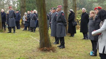 Volkstrauertag 2021, Kranzniederlegung Nordfriedhof Dresden