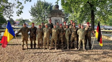 Deutsch-rumänischer Kriegsgräbereinsatz in Focșani